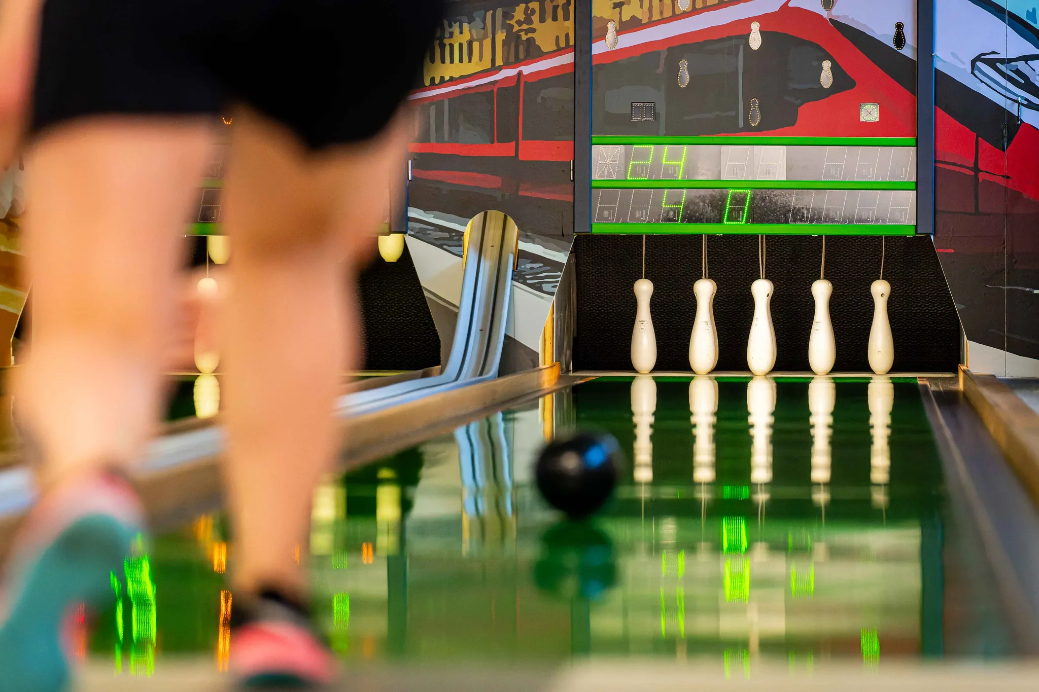 Kegelbahn im Sportcenter Praterstern